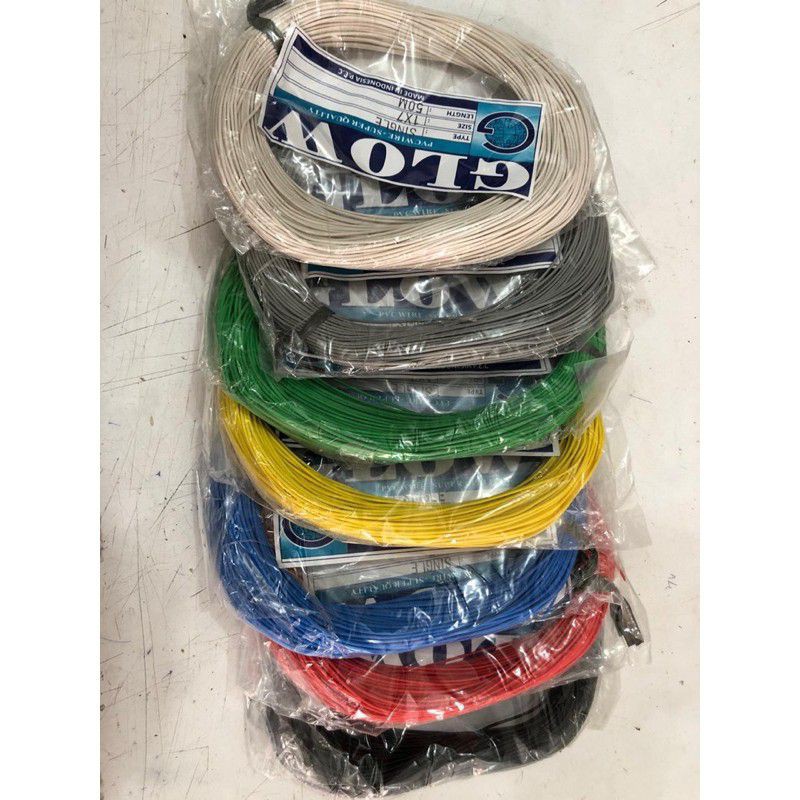 kabel serabut kecil 1x7 50meter