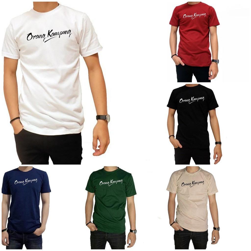 BS//TERLARIS//BAJU KAOS ORANG KAMPUNG//T-SHIRT TANGAN PENDEK//FASHION DISTRO PRIA//GOOD QUALITY