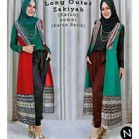 7114/LONG VEST KATUN/CARDIGAN KATUN/CARDIGAN BATIK/LONG VEST BATIK