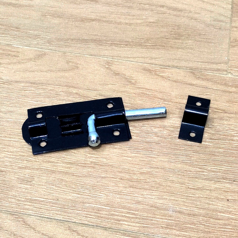 GRENDEL HITAM / SLOT PINTU GRENDEL HITAM 2 INCH / 3 INCH / 4 INCH