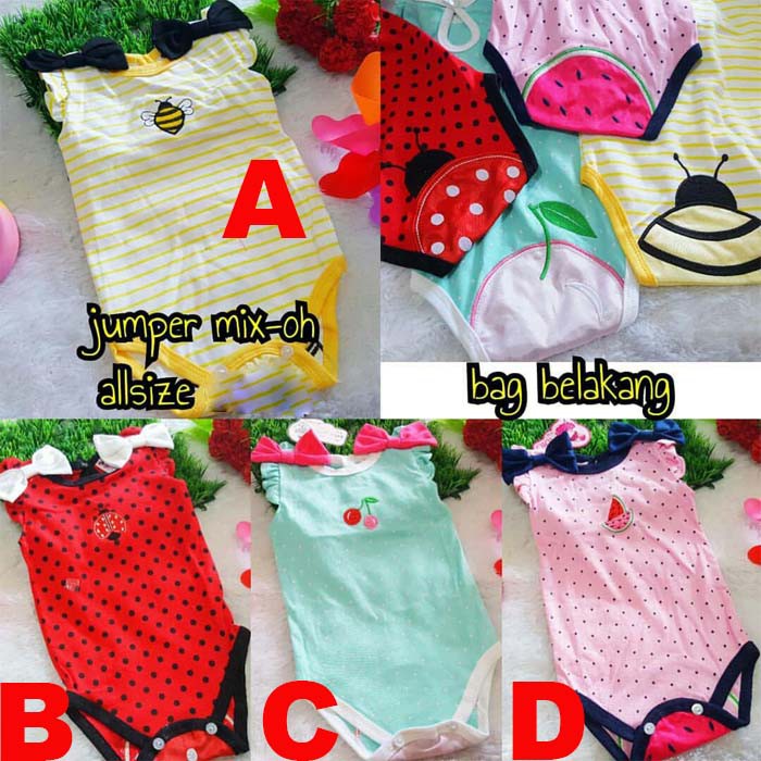 Baju Bayi Perempuan Jumper Bayi Cewek Lucu Motif