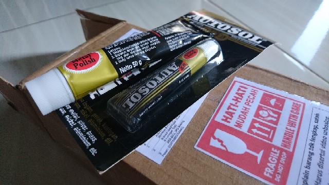 Autosol Metal Polish 50 Gr, Pengkilap Stainless & Kuningan 50gr