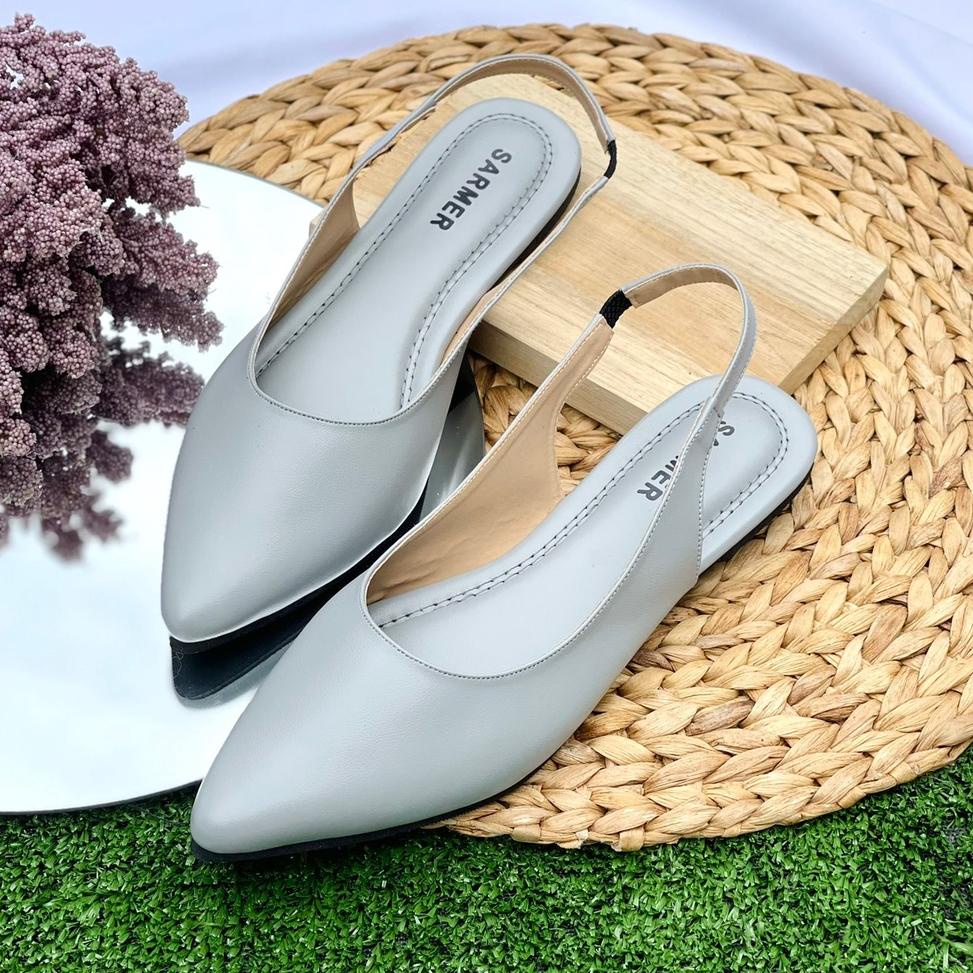 SARMER - MEGAN MULES GREY EDITION (KODE C2183)