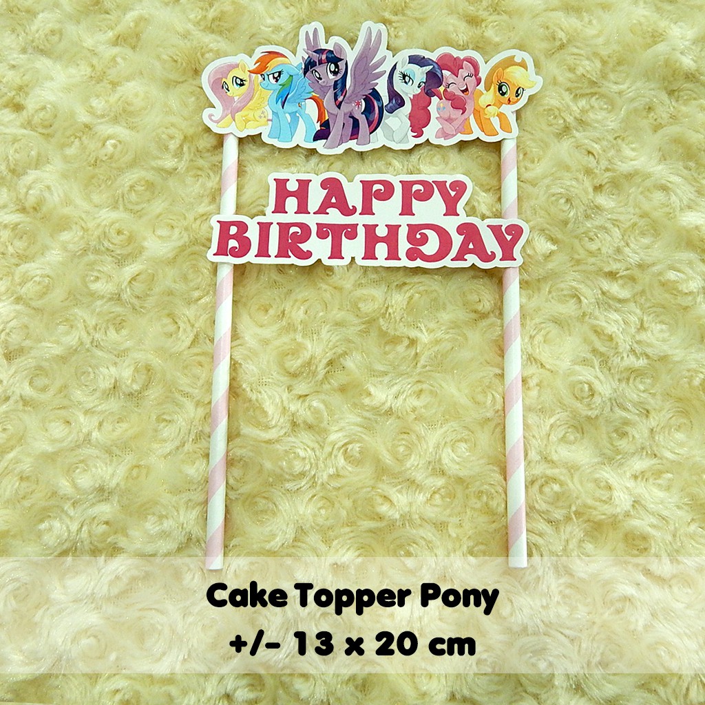 Cuci Gudang Cake Topper My  Little Pony brwZQtAa9DRx