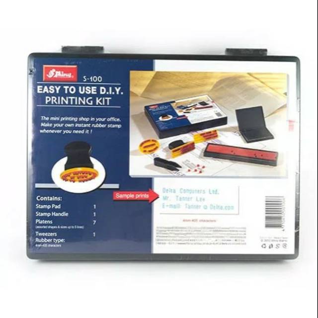 

RB Stempel Bongkar Pasang Shiny S100 Printing Kit Shiny S100 DIY Expired Date Kode Produksi Sesuai