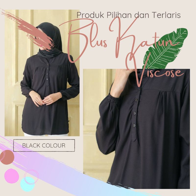 Baju Atasan Blus Katun