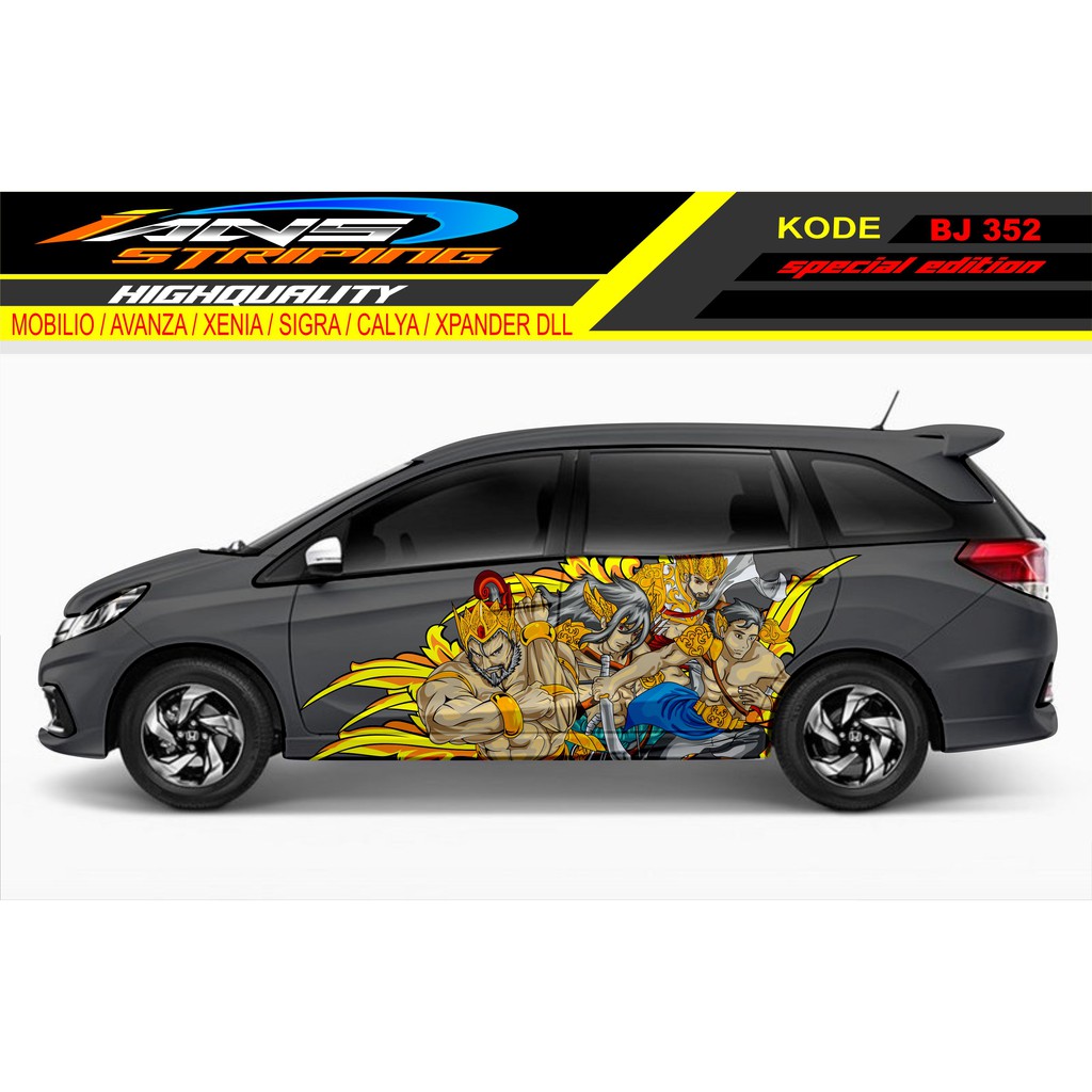 STICKER MOBIL MOBILIO / DECAL STIKER MOBILIO / STIKER MOBIL / STIKER VARIASI MOBIL