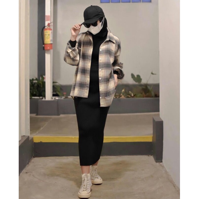 Kemeja Tartan Flanel