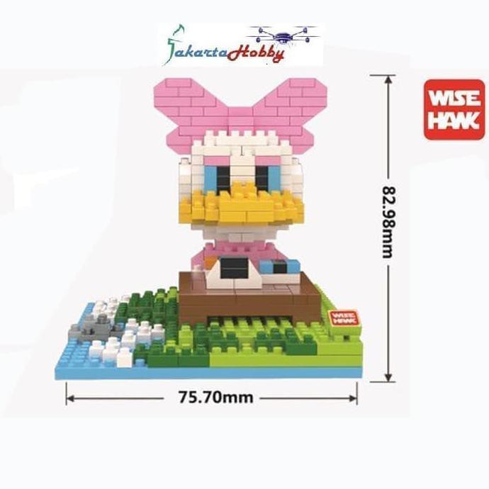 PART Mainan blok Nano Block Wise Hawk 2367 Donal Bebek -DRONE_ZONE