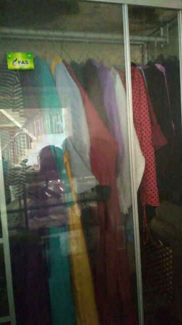 Ecer Gamis Tali Jumput Falany Daster Lengan Panjang Wanita Batik Jumbo