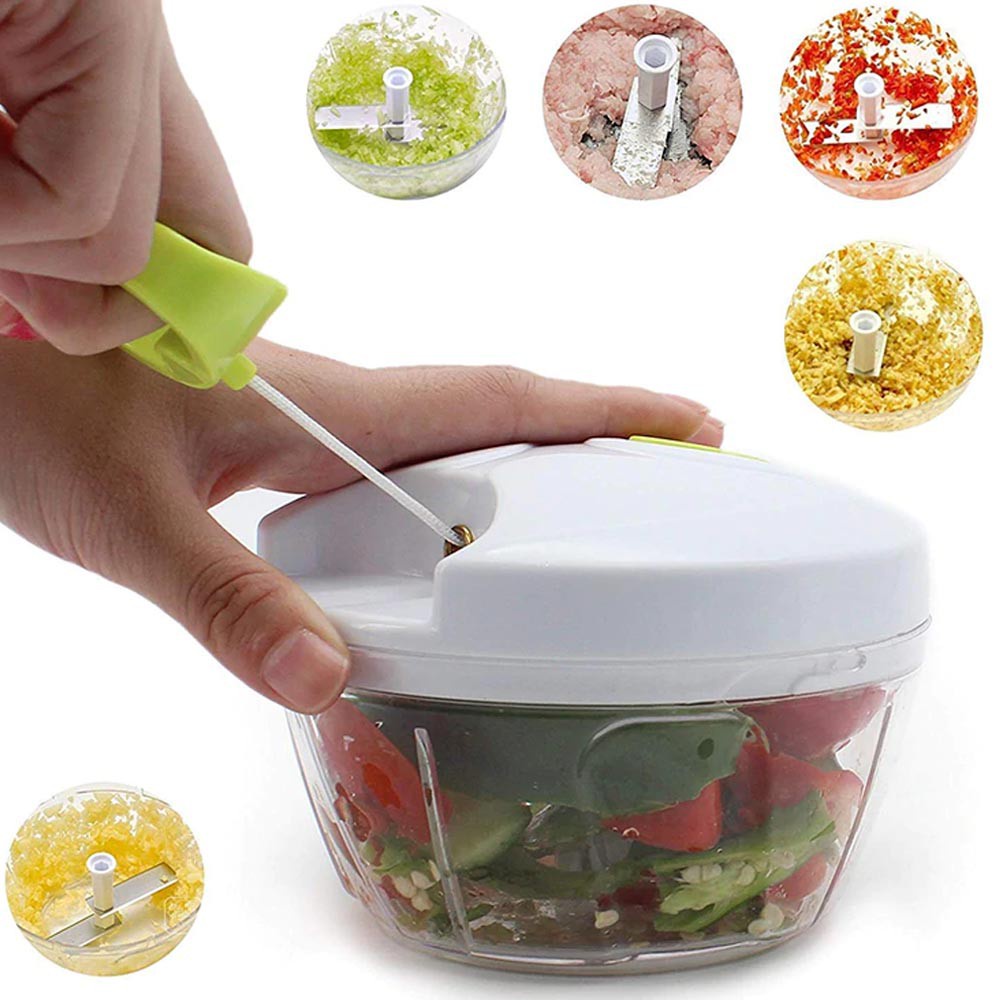 CINICINI Blender Tarik Mini Manual Blender Chooper Tarik Manual