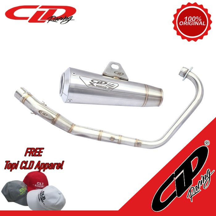 Knalpot Motor Honda Tiger CLD Racing Monster X