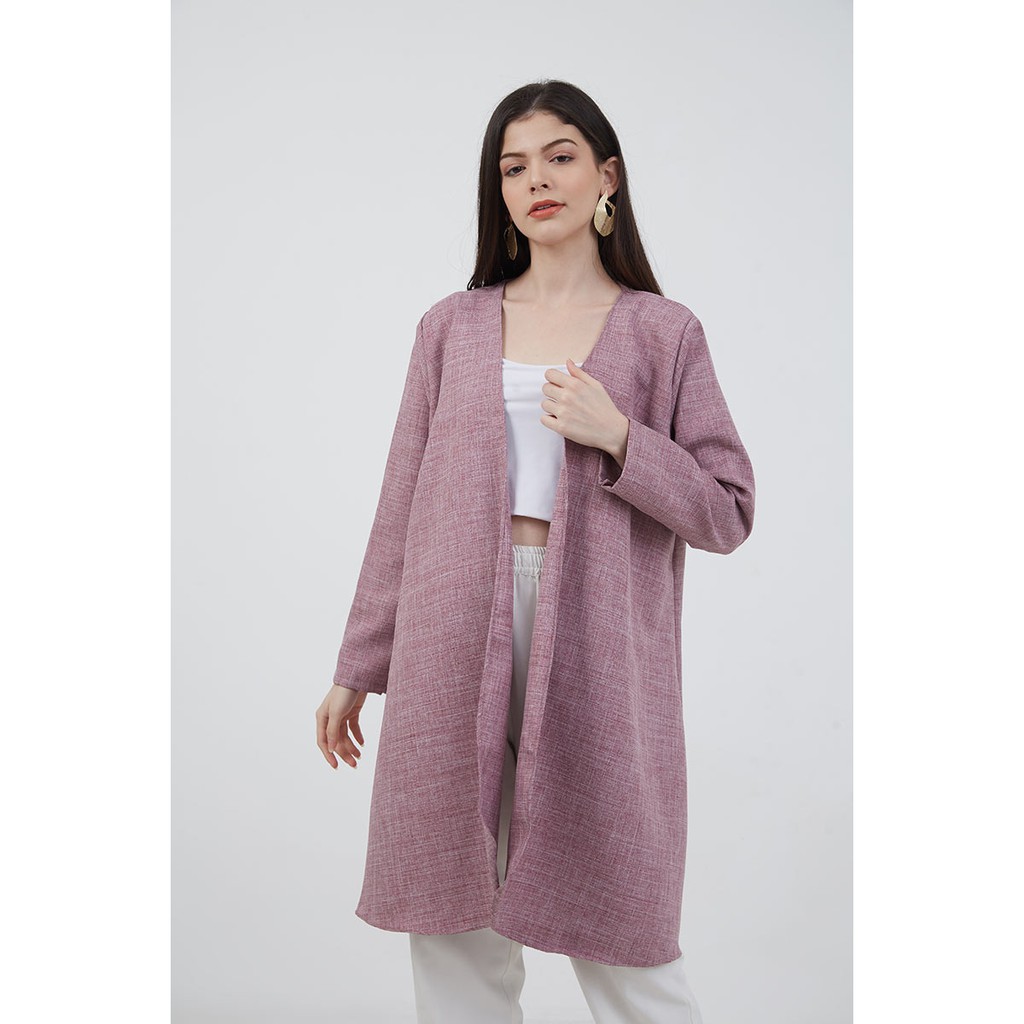 Berrybenka - Outerwear Kardigan Sophie Irani Basic Cardi-Pink
