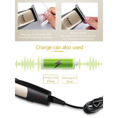 Promo Kemei Hair Clipper Modelling 2 in 1 Alat Cukur Rambut KM 3202 Original Diskon