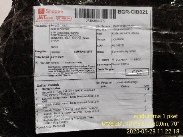 Nagada 6 Tang Industri / Tang Kombinasi / Tang Potong / Tang Lancip