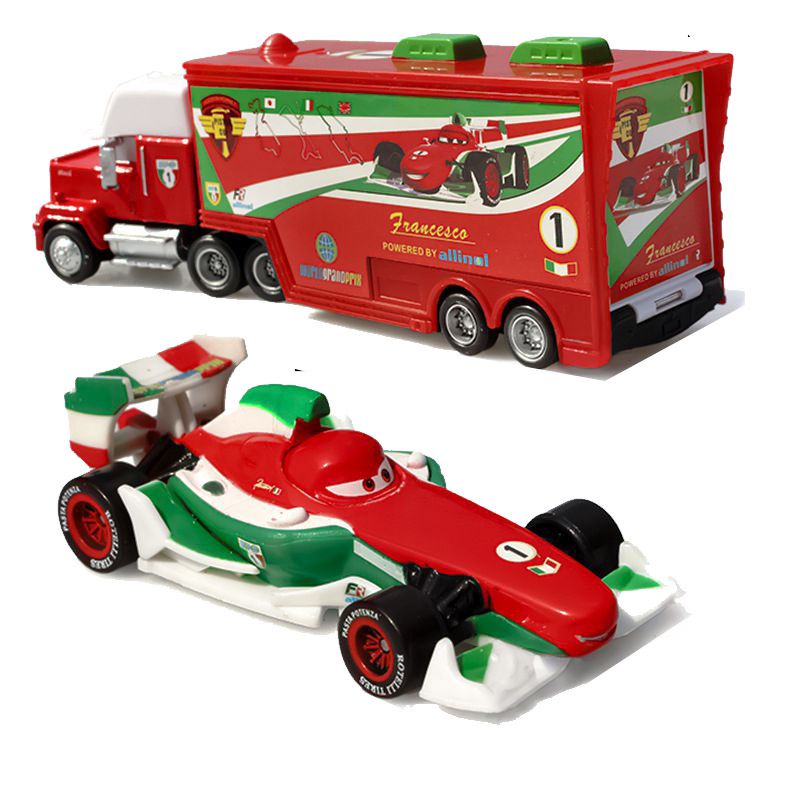 Racing Cars Mc Uncle Mcqueen Roadblock Cool Sister 95 Cargo Car Alloy Toys