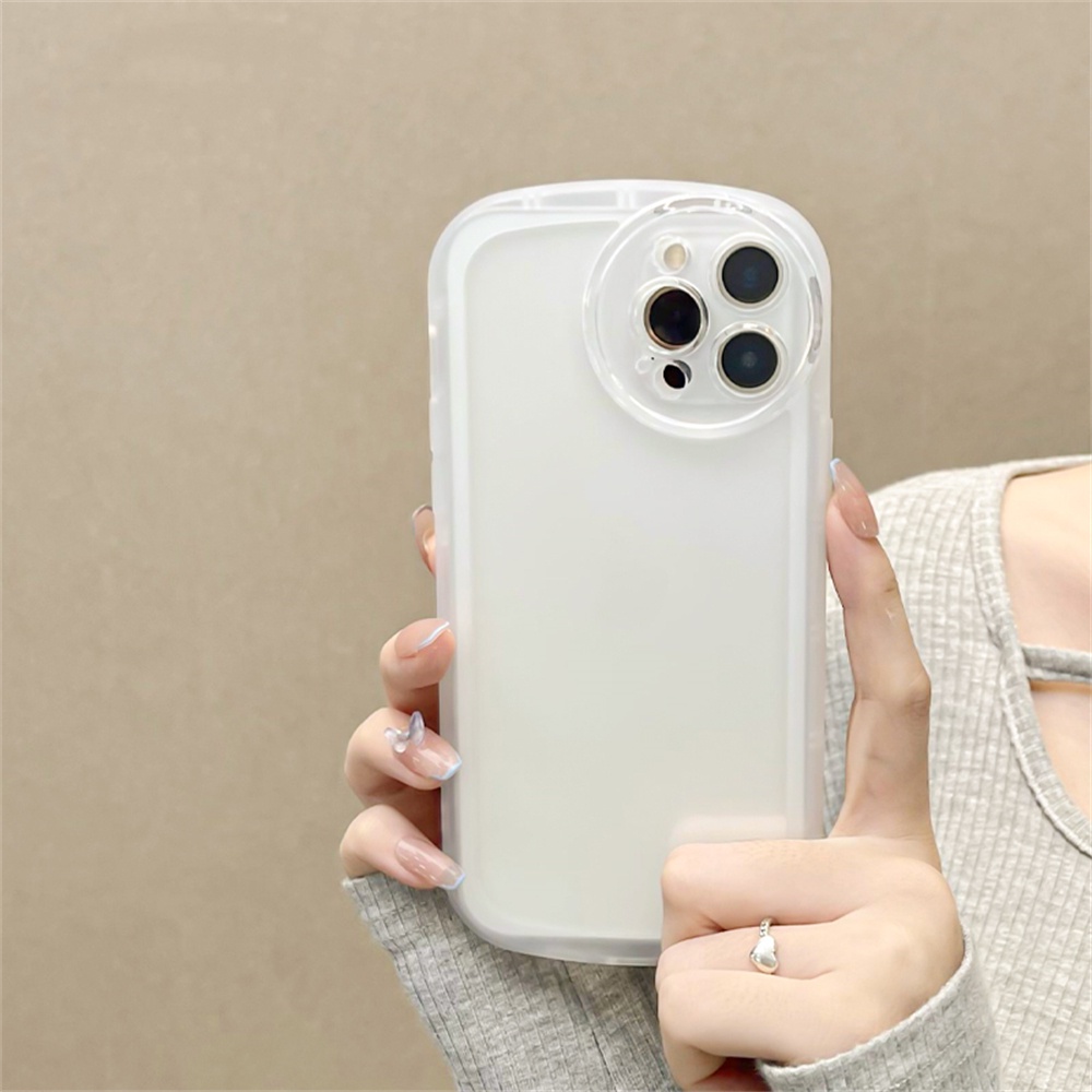 Case Pelindung Lensa Bentuk Oval Warna Macaron Untuk IPhone 11 Pro Max 6 6s 7 8 Plus XR XS Max X SE 2020 11 Pro Max 12 Pro Max 13 Pro Max