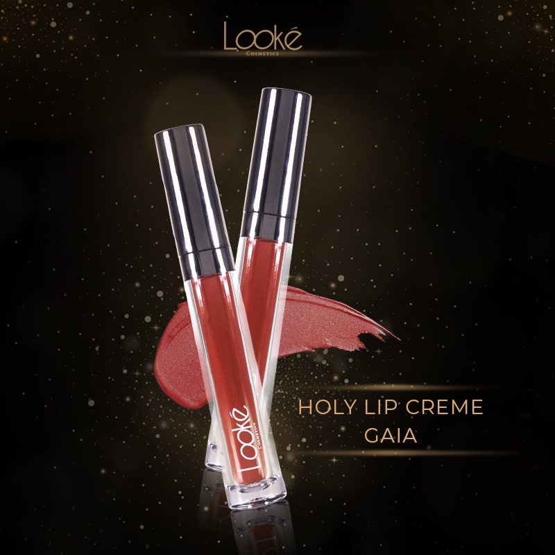 LOOKE HOLY LIP CREAM - GAIA Shade Peach Brown - Lip Cream