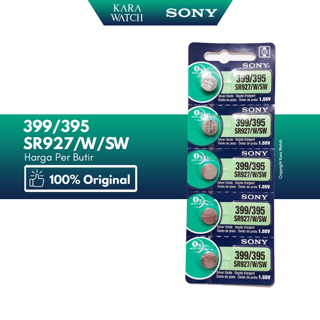 Baterai Jam Tangan Sony 399/395 SR927 W/SW Original