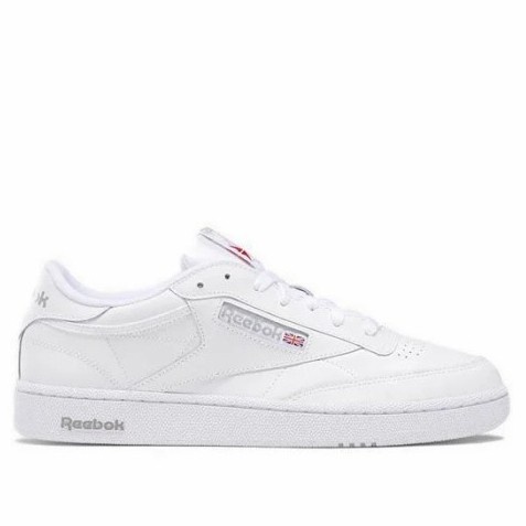 white & green club c 85 trainers