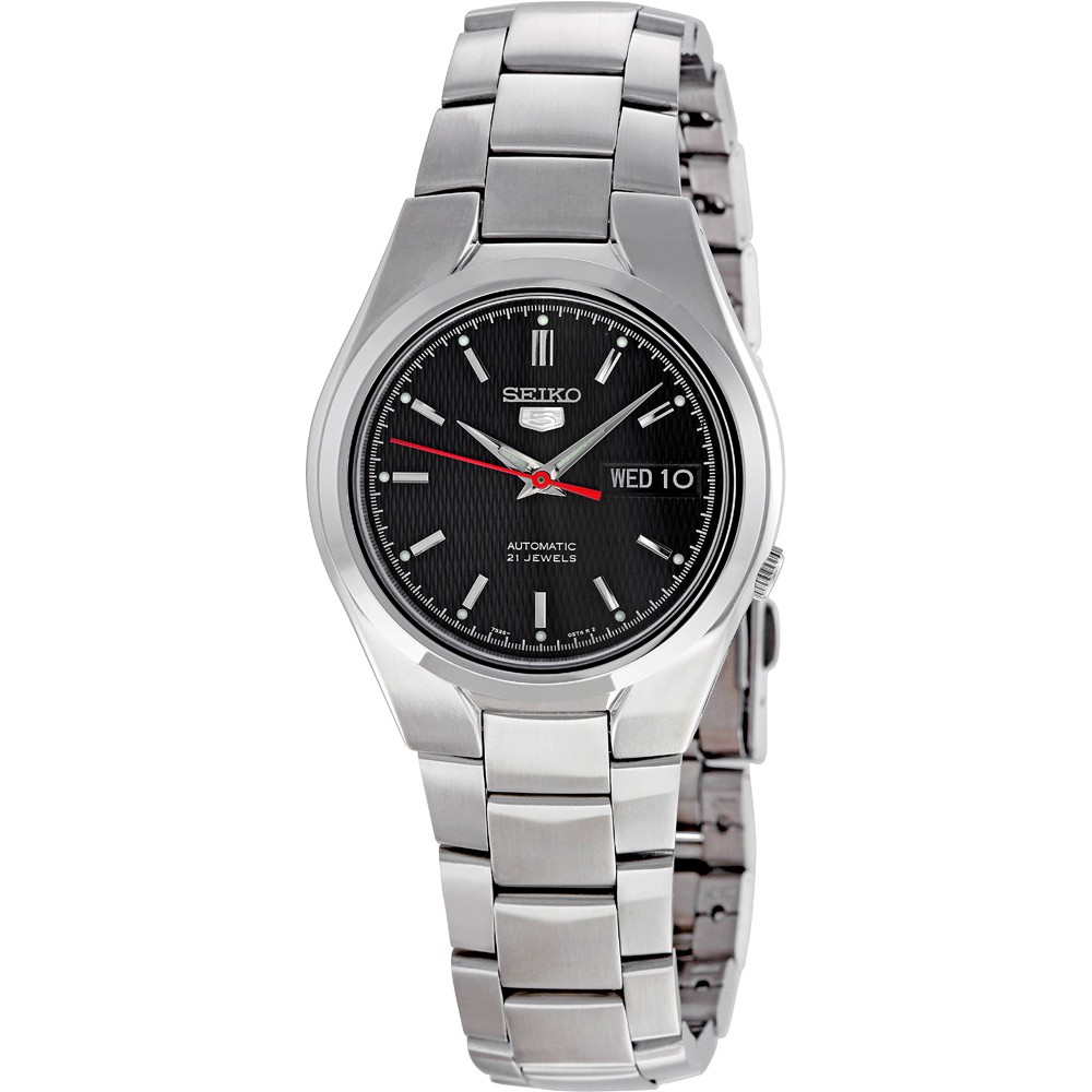 Seiko 5 SNK607K1 Automatic Black Dial Stainless Steel - Jam Tangan Pria