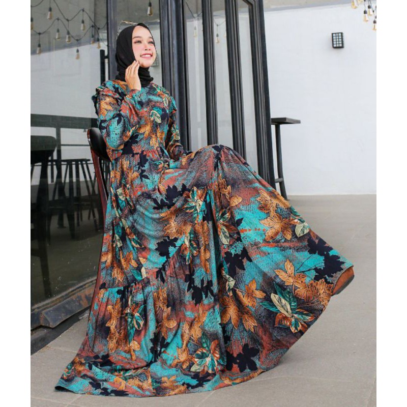 Gamis Hanan Maxi Motif