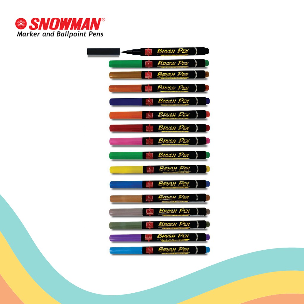 

SPIDOL BRUSH PEN SNOWMAN BM-1 (1 PCS)