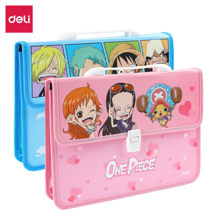 

Deli School Briefcase / Tas Dokumen A4 Lucu Kartun One Piece EF620