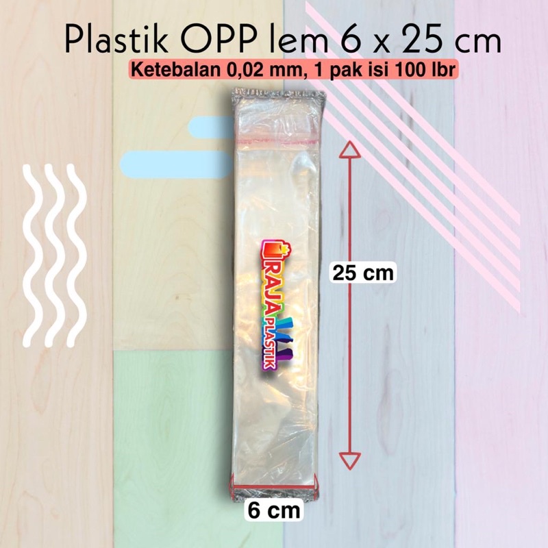 Plastik OPP 6x22, 7x25, 8x25, 9x25, 10x25 / Plastik sendok garpu 6x25, 7x25, 8x25, 9x25, 10x25 / Pla