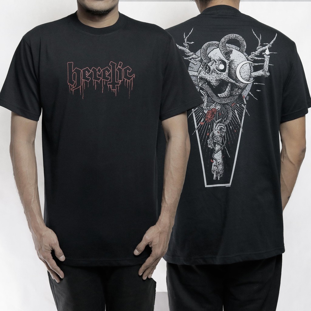 Heretic - T-Shirt - Coffin Skull