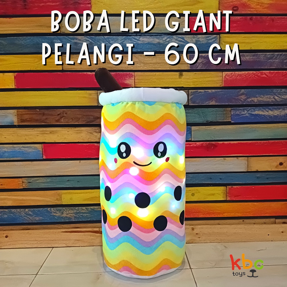 BONEKA BOBA LED GIANT PELANGI SNI
