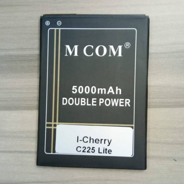BATT BATERAI BATRE BATTERY ICHERRY I-CHERRY C225 LITE DOUBLE POWER MCOM
