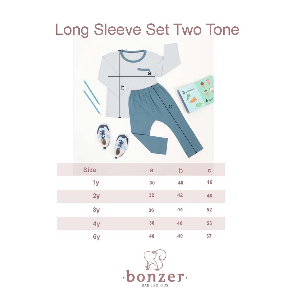 PROMO 7.7 PROMO BAJU LEBARAN MURAH BONZER BABY LONG SLEEVE SET TWO TONE SETELAN BAJU PANJANG ANAK 1-5 TAHUN