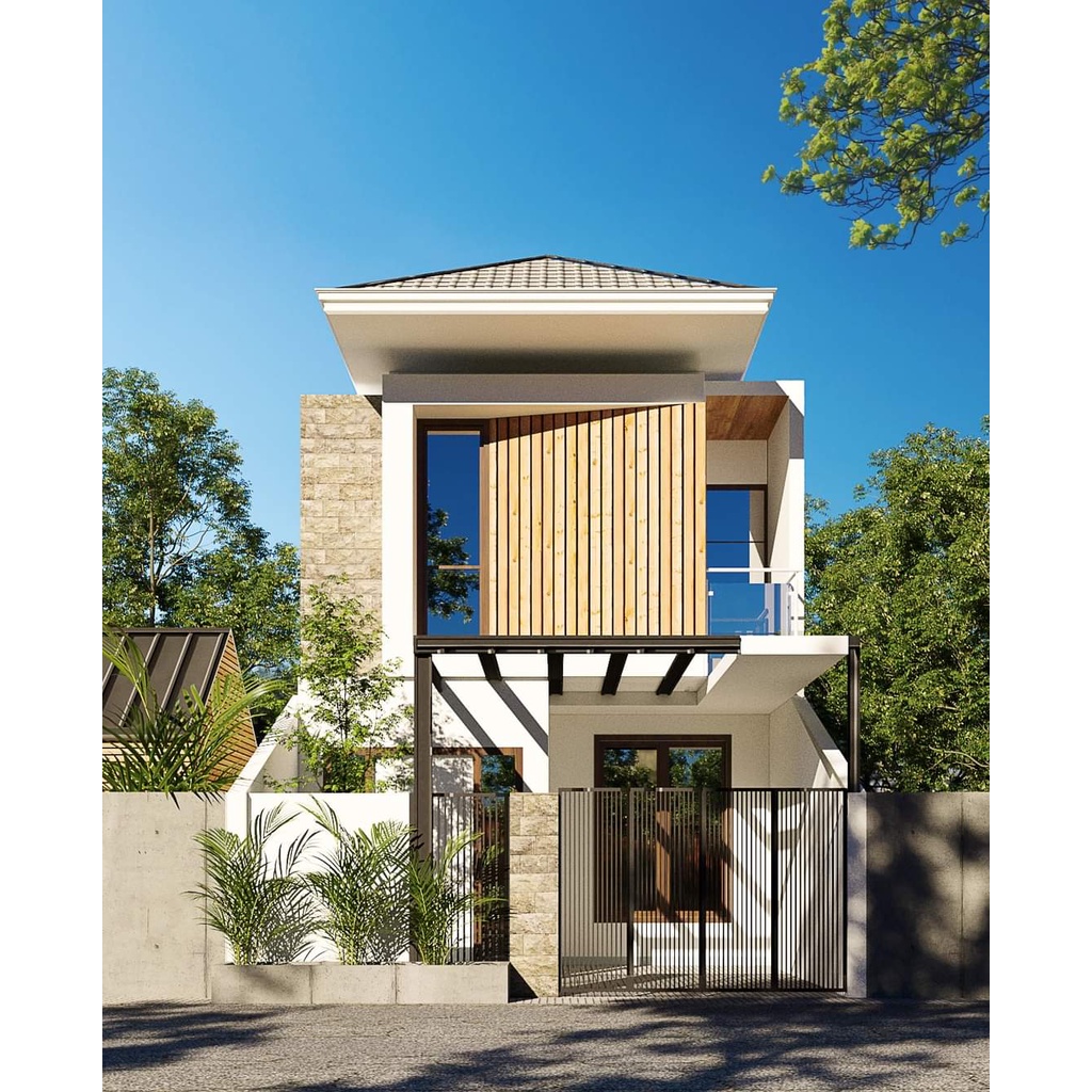 (HARGA TERBAIK) Jasa Desain Rumah Tinggal Desain modern minimalis mewah oleh arsitek terbaik dengan 