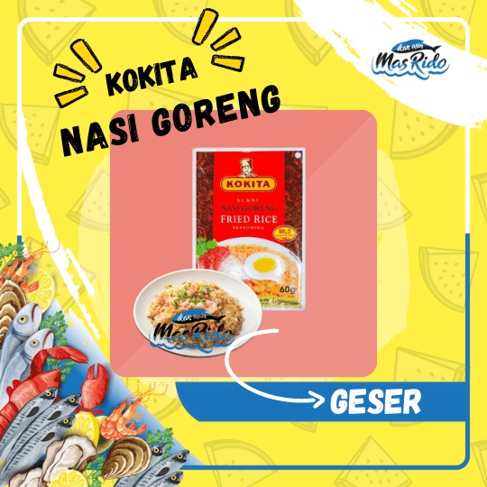 

Bumbu Nasi Goreng Kokita Fried Rice Yummy Sedap Mudah Praktis Termurah