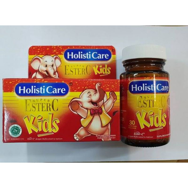 Ester C Kids / Vitamin Anak / Daya Tahan Tubuh / HolistiCare