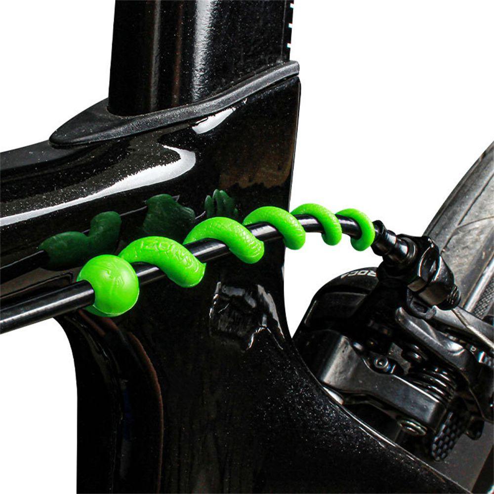 Rebuy Sepeda Perlindungan Kabel Sepeda Lipat Sepeda Gunung Derailleur Line Tabung Minyak Rem Shifter Cable Protection Case Silicone Sleeve
