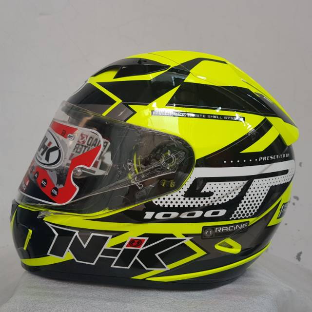 HELM NHK GP 1000 MOTIF STAR YELLOW STABILO