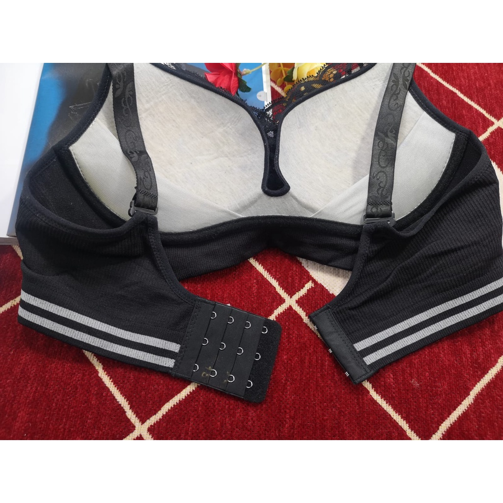 Bra/BH Import Wanita 2481# Bahan Super Soft Busa Tebal, Ada Kawat (BELI 4 Pcs Free Masker)