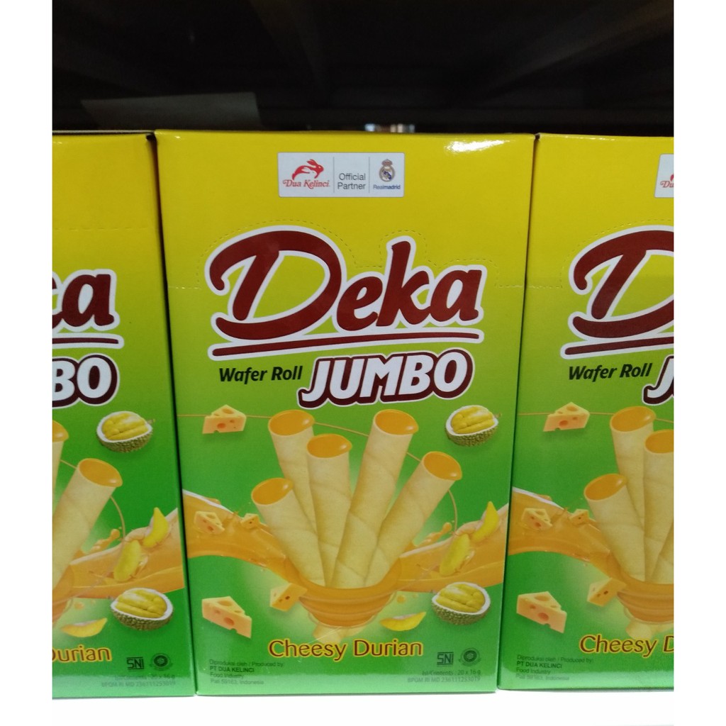 

Deka Wafer Roll Jumbo All Varian 1 Box Isi 20 Pcs