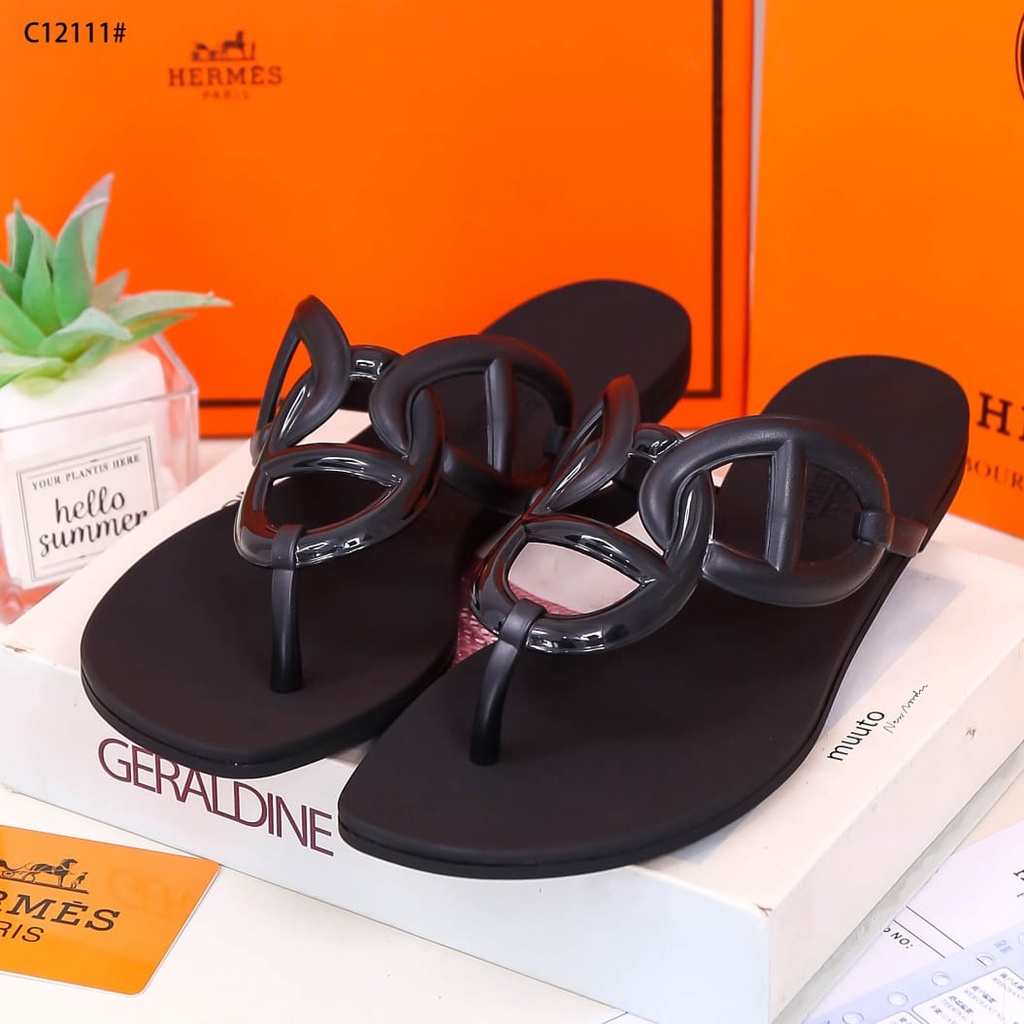 Egerie Sandal in Waterproof TPU with Chaine d'Ancre Motif C12111