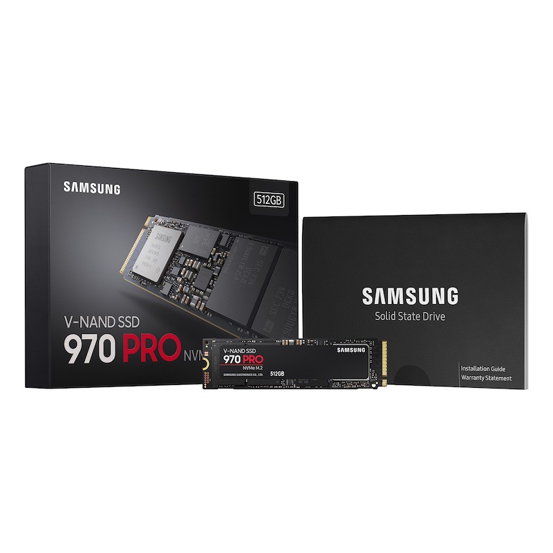 Samsung SSD 970 PRO V-Nand NVME PCIE M.2 512GB