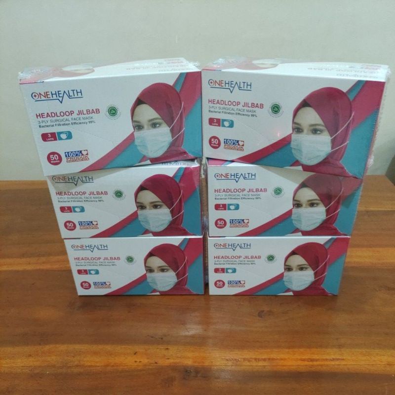 Masker Medis Headloop Jilbab One Health