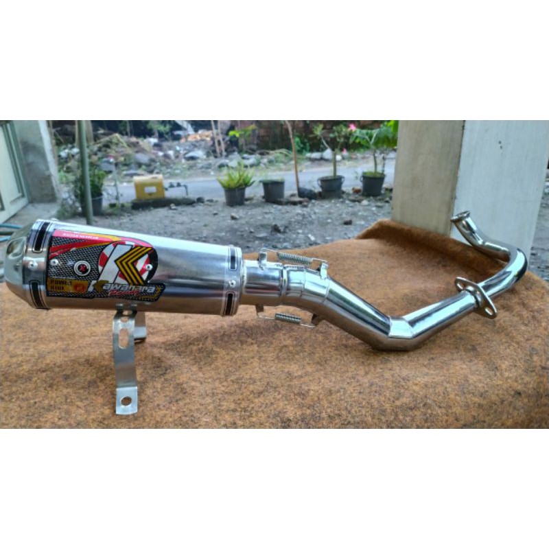 Knalpot Racing Kawahara Beat fi/street/karbu Scopy Spacy Spin nex