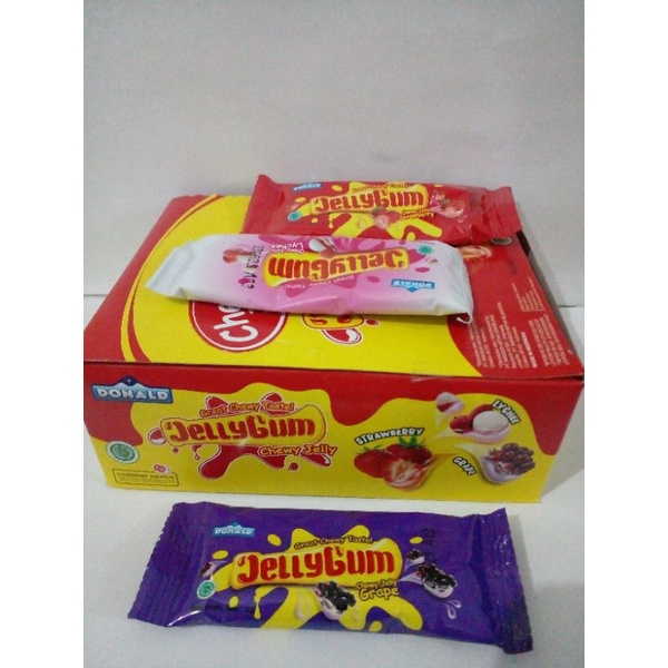 

Donald Jelly Gum per box isi 24biji