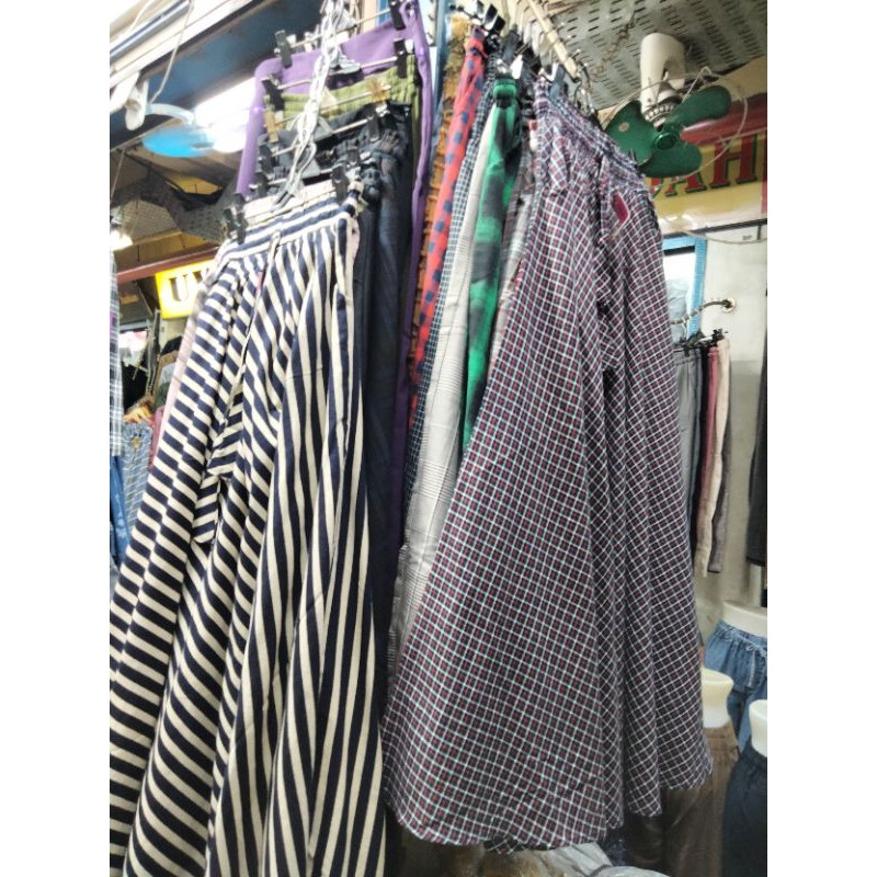 ROK LINEN MAYUNG || PINGANG KARET TALI || ROK LINEN IMPORT