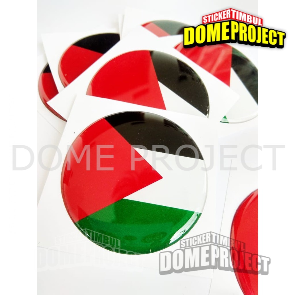 STIKER MOTOR TIMBUL EMBLEM BENDERA Palestine Gaza Stiker Mobil Sticker