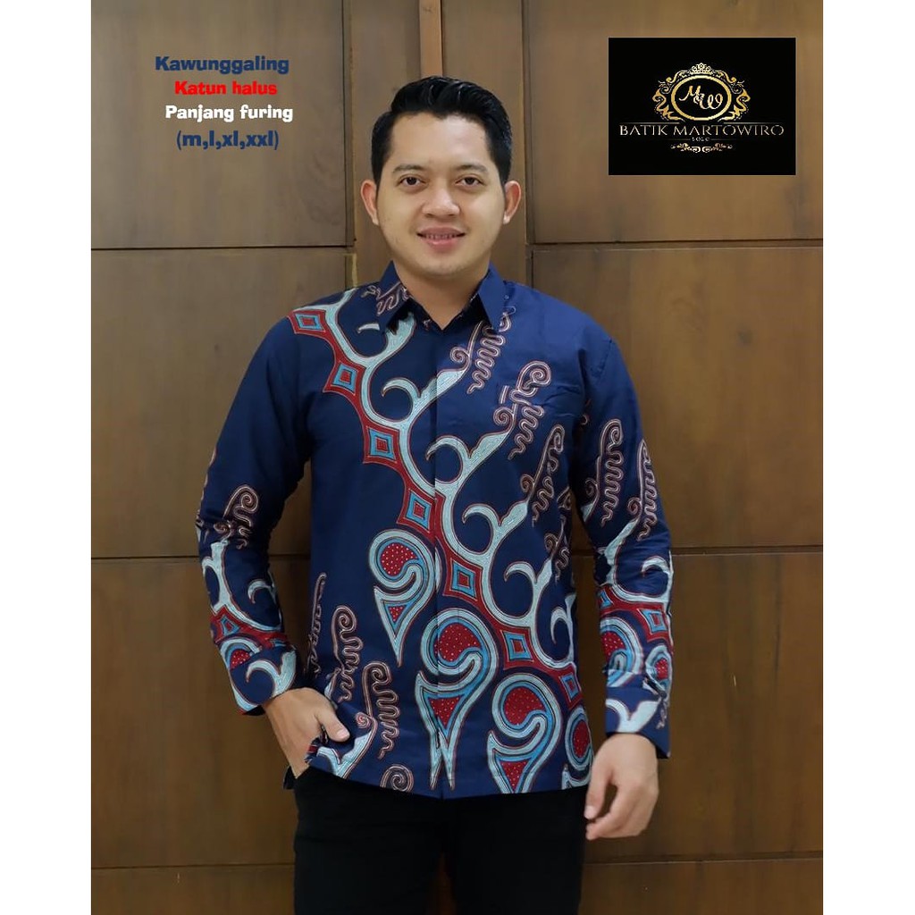KAWUNGGALING MARTOWIRO KEMEJA BATIK PRIA LENGAN PANJANG PENDEK LAPIS FURING ATASAN BATIK PRIA MODERN AJOTOSATRU NAVY KRISNAMUKTI KUNING  KAMULYAN PUTIH PARAMARTA NAVY KADUNG KULINO KADUNG TRESNO ULU KAMOLYAN SRI LANJAR TANAKA MERAH GEMBIROLOKO ASWOMULYO