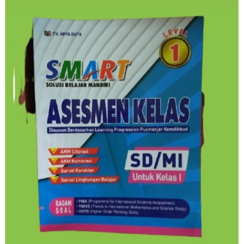 ORI buku teks smart asesmen kelas 1 penerbit Arya duta edisi terbaru