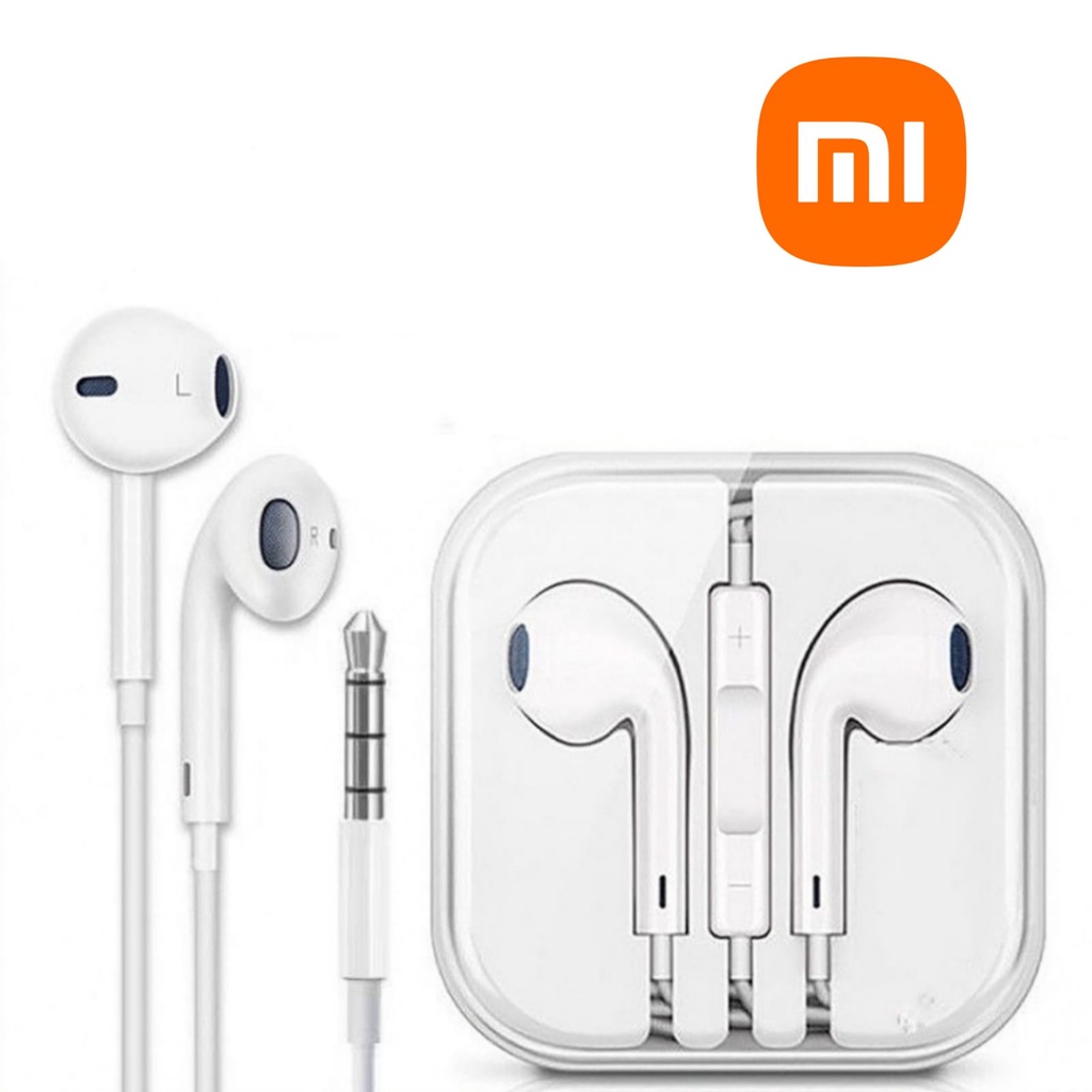 Headset xiaomi Original Xtra Bass copotan earphone Headset Cabutan original